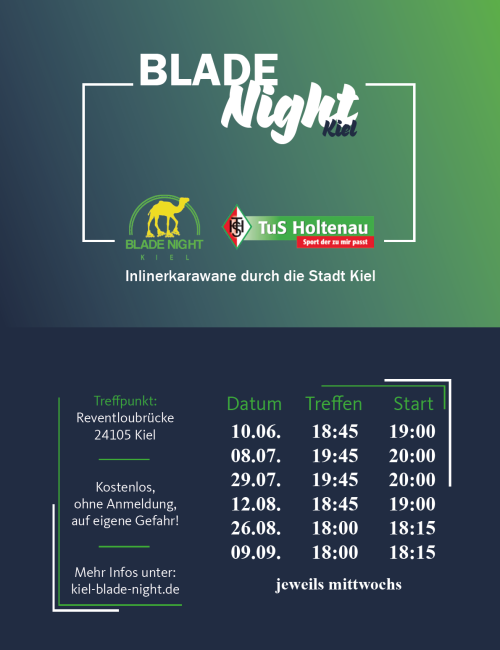 Kiel-Blade-Night Saison 2026 genehmigt